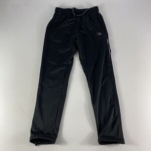 Vintage And1 Sweatpants Adult Small Black Fleece Loose Straight Leg Mens Y2K
